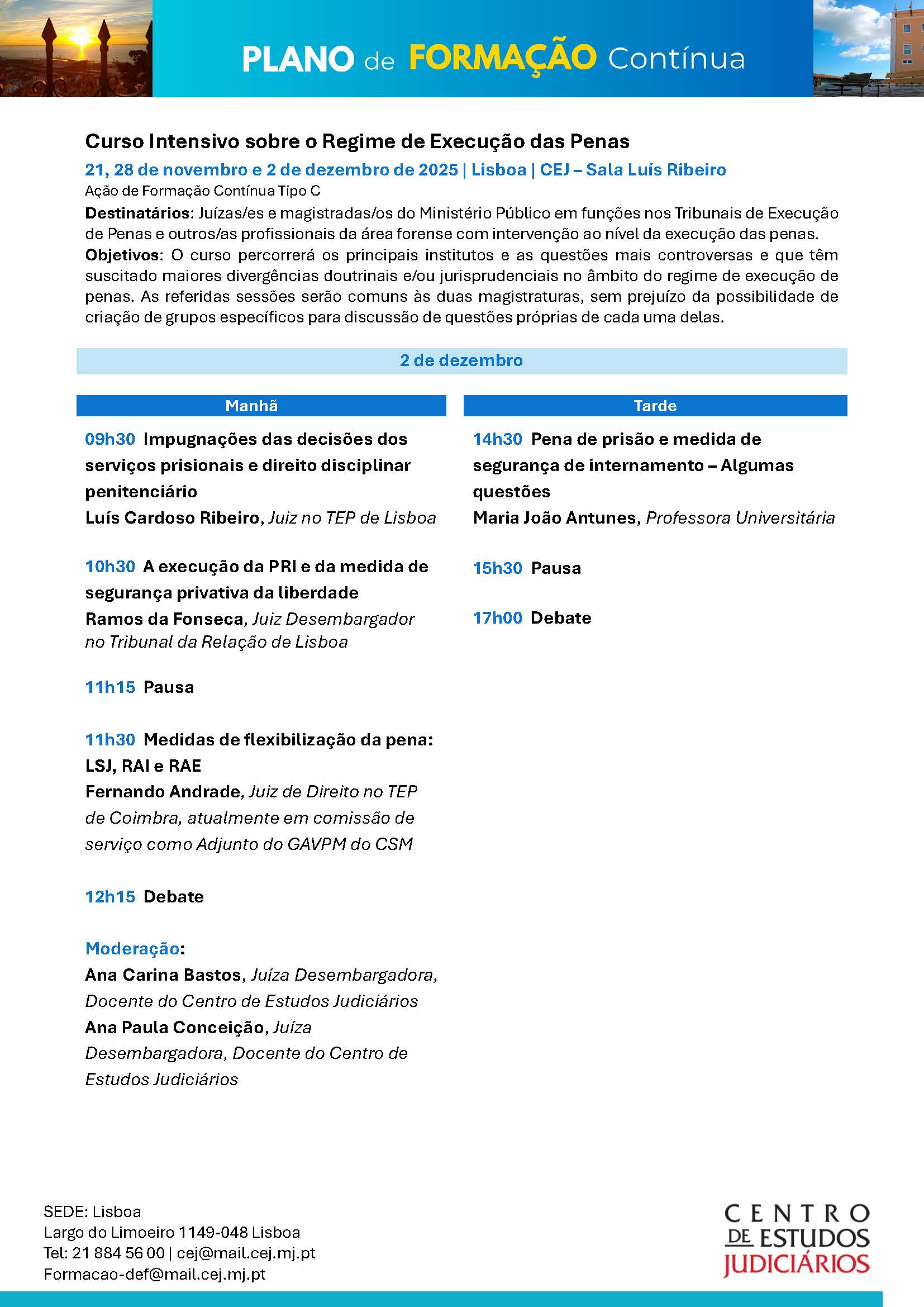 Programa - 2 de dezembro